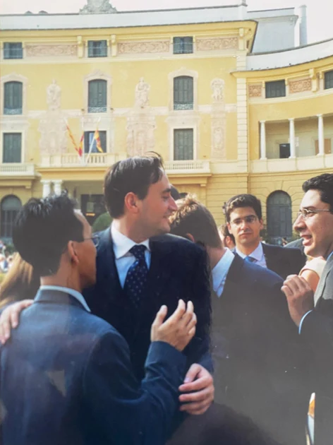 MBA graduation in Barcelona, July 2000