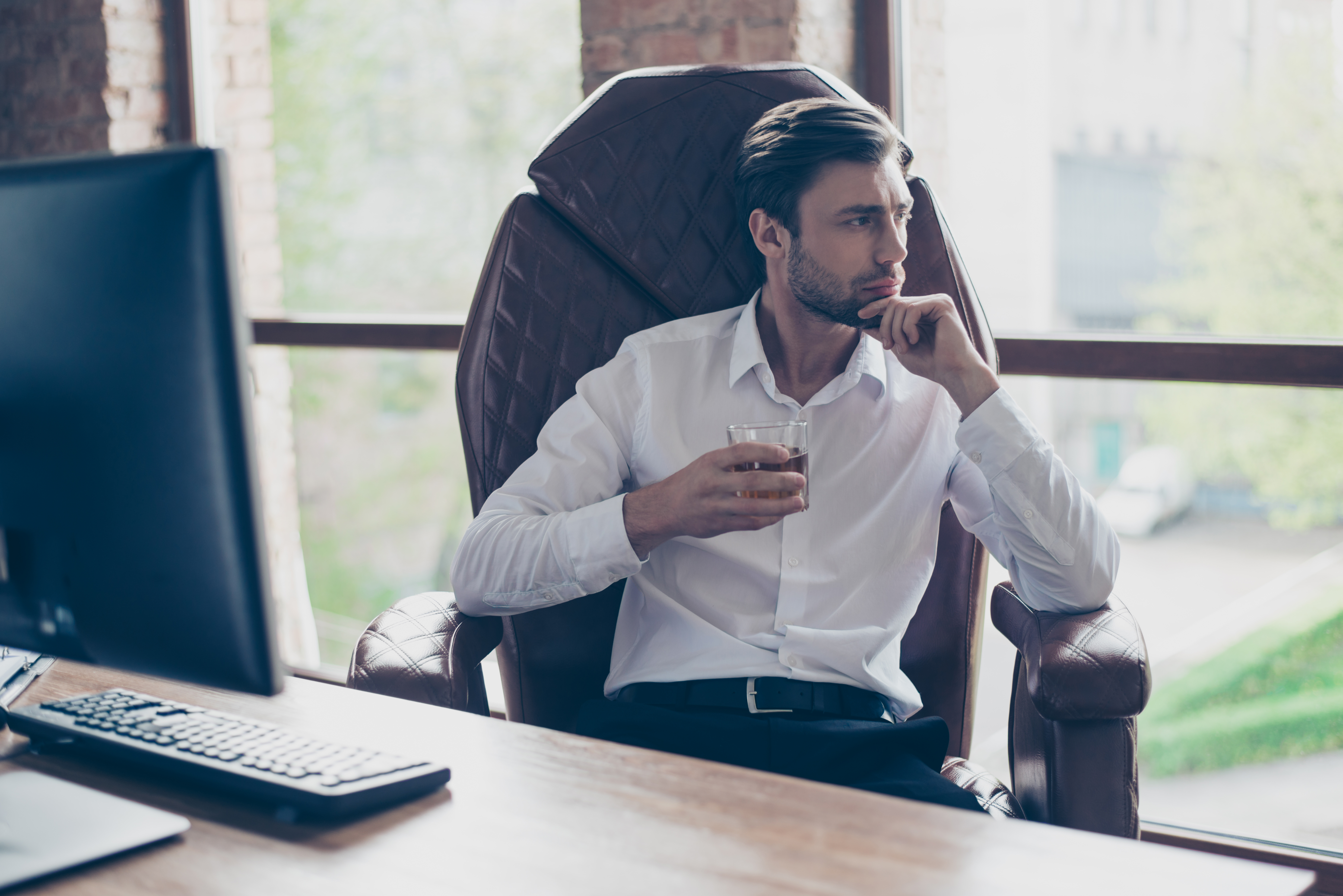Leader reflecting on the next stage of his company’s growth
